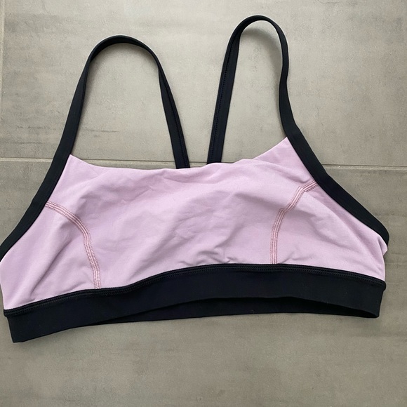 lululemon athletica Other - Lululemon Athletica Sports Bra Pink & Black Sz 8